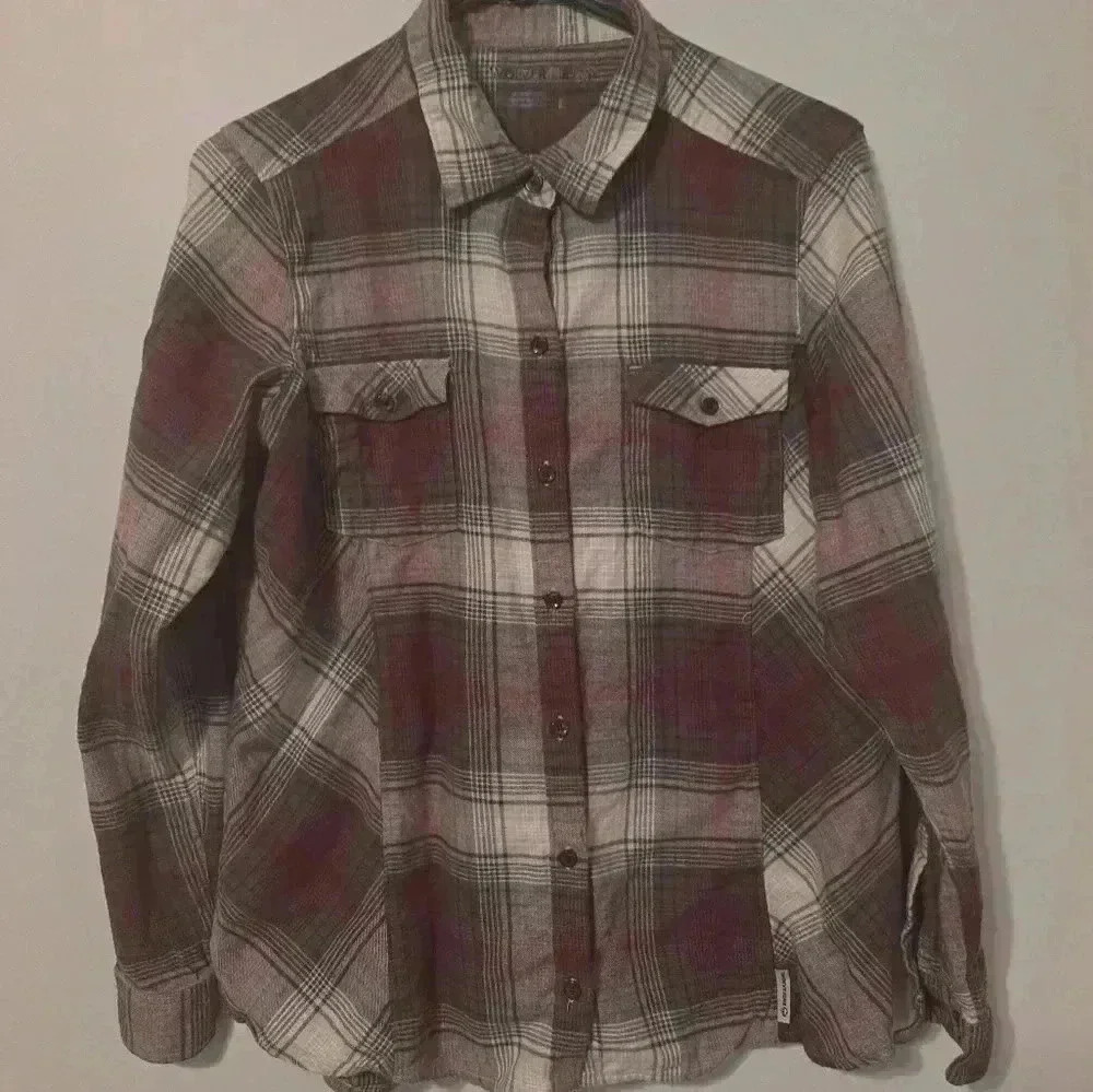 Wolverine Flannel Button Down Size Large EUC - image 2